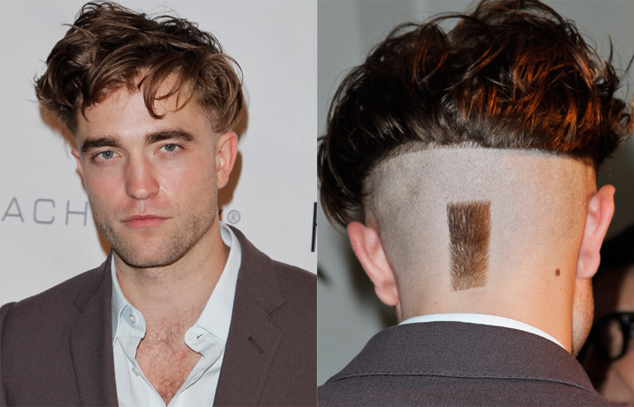 Coisinha esquisita... Robert Pattinson radicaliza em novo corte de cabelo