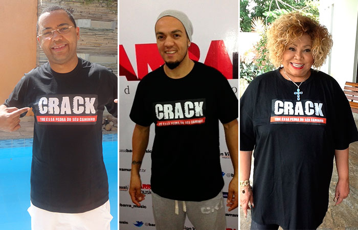 Artistas se unem para campanha contra o Crack