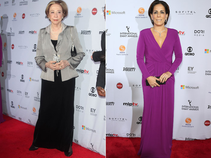 Fernanda Montenegro e Gloria Pires marcam presença no Emmy Internacional 2014