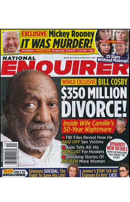  Bill Cosby está na capa de quase todas as revistas americanas