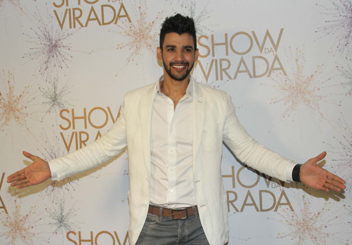 Gusttavo Lima, Michel Teló e Lucas Lucco gravam Show da Virada