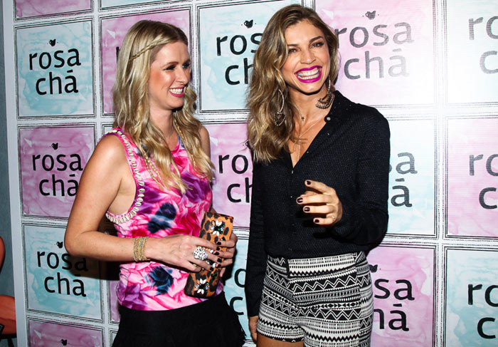 Grazi Massafera e Marina Ruy Barbosa participam de evento com Nicky Hilton