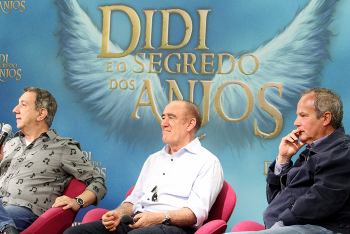 Renato Aragão apresenta o telefilme Didi e o Segredo dos Anjos no Rio