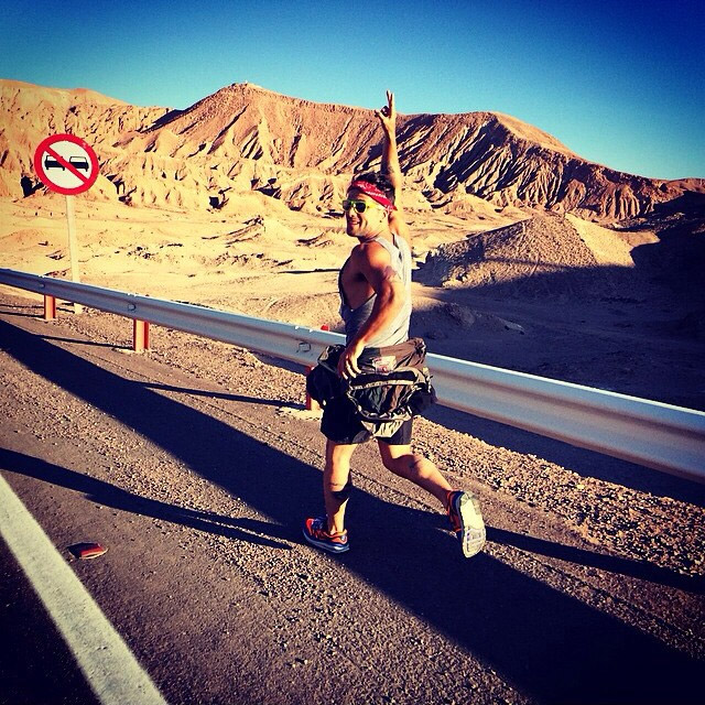  Bruno Gagliasso e Giovanna Ewbank correm maratona no Deserto do Atacama