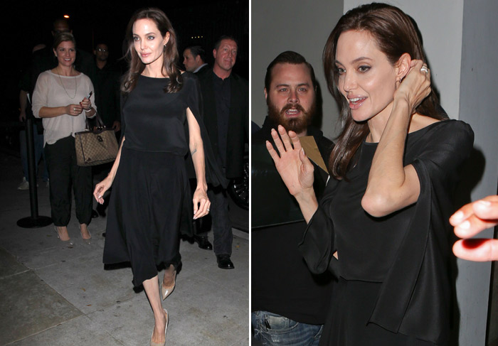 Elegante, Angelina Jolie vai a mais uma première de seu filme Unbroken