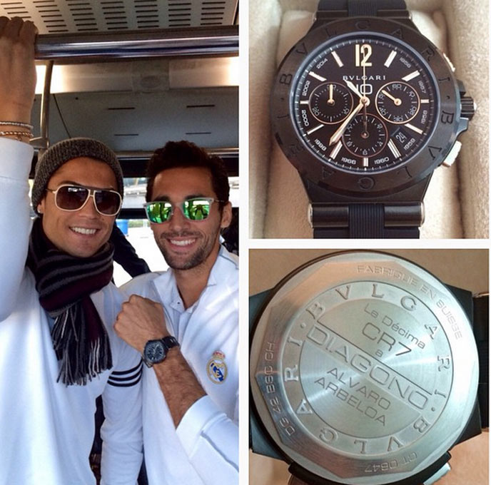 Cristiano Ronaldo presenteia colegas com relógios avaliados em R$ 22 mil