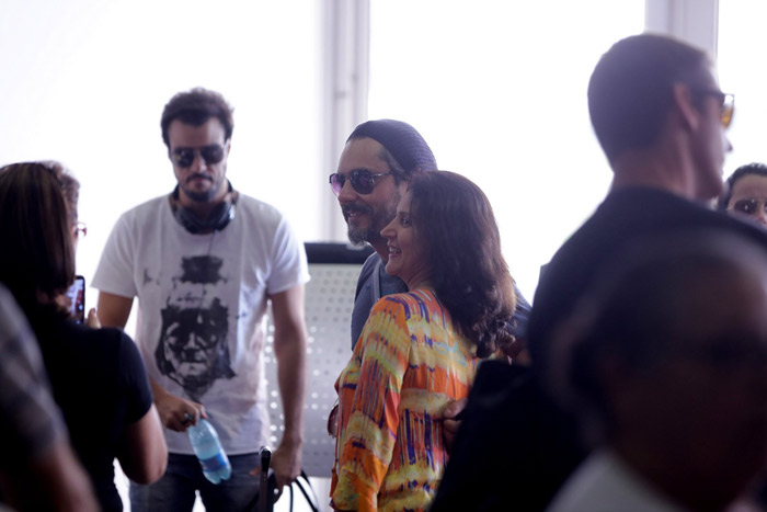 Alexandre Nero e Joaquim Lopes viajam juntos no Rio de Janeiro