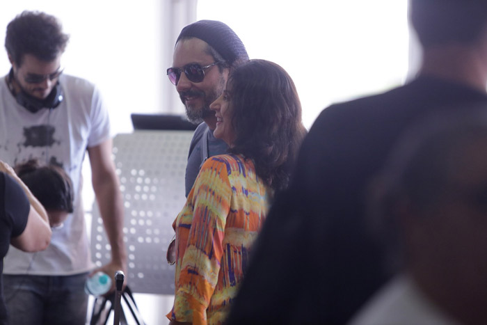 Alexandre Nero e Joaquim Lopes viajam juntos no Rio de Janeiro