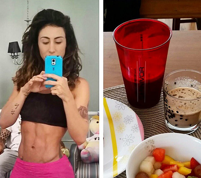 Jaque Khury toma Whey Protein mesmo quando não treina: ‘Enriquece a alimentação!’