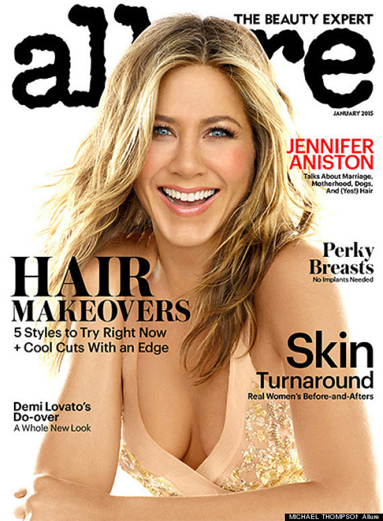 Jennifer Aniston posa de topless para a revista Allure