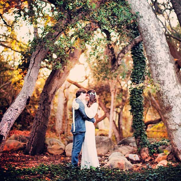  Fernanda Machado relembra cerimônia de casamento em foto no Instagram