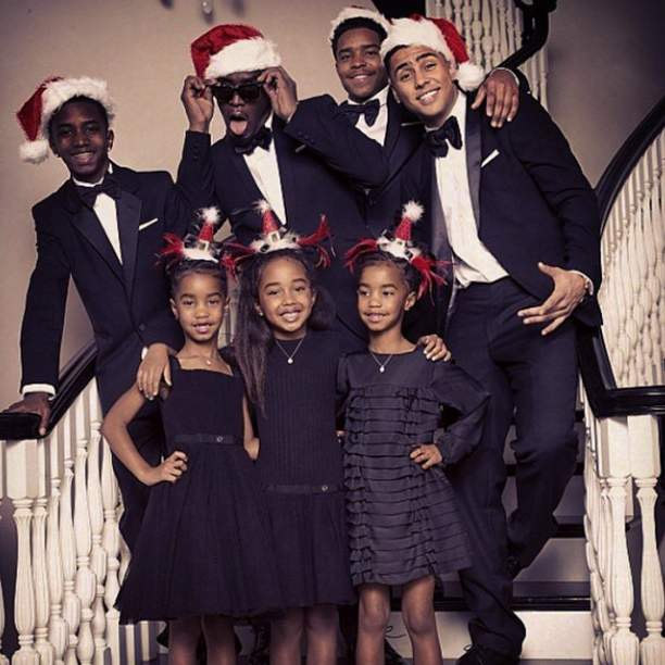 P. Diddy publica cartão de Natal com todos os seus filhos