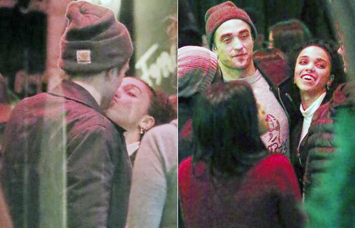  Robert Pattinson é flagrado aos beijos com namorada em show de comédia