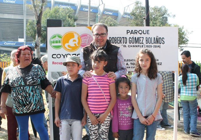 Cidade mexicana inaugura parque com o nome de Roberto Gómez Bolaños 