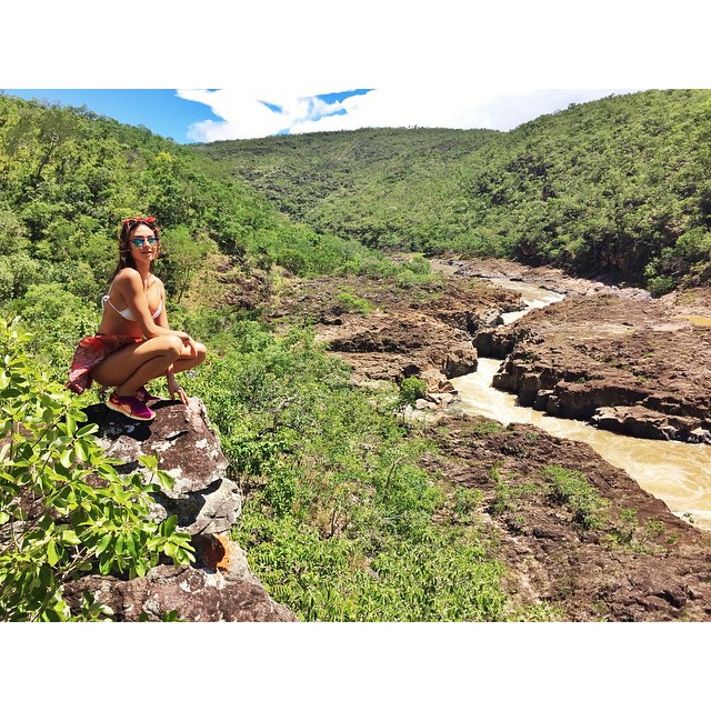 De férias, Thaila Ayala mostra paisagem exuberante da Chapada dos Veadeiros
