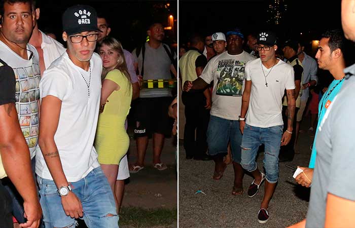 Neymar causa tumulto em Trancoso