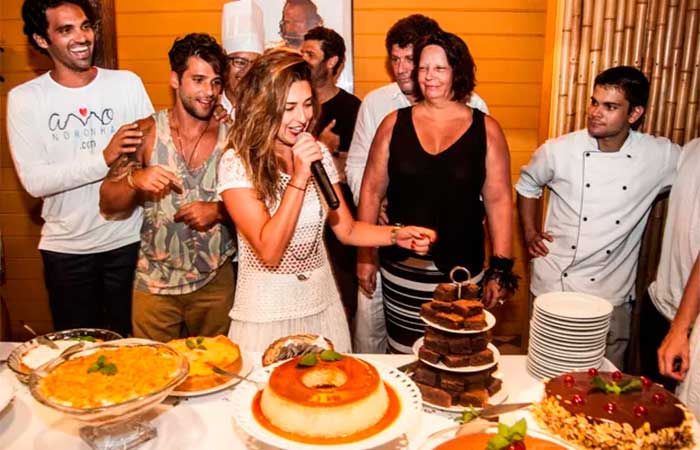 Bruno Gagliasso e Fernanda Paes Leme apresentam festival gastronômico em Noronha