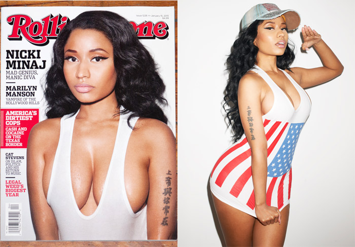 Nicki Minaj aparece provocante em ensaio para revista de Terry Richardson