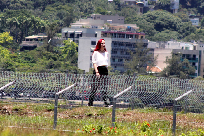 Sozinha, Josie Pessoa grava cenas de Império na Lagoa 