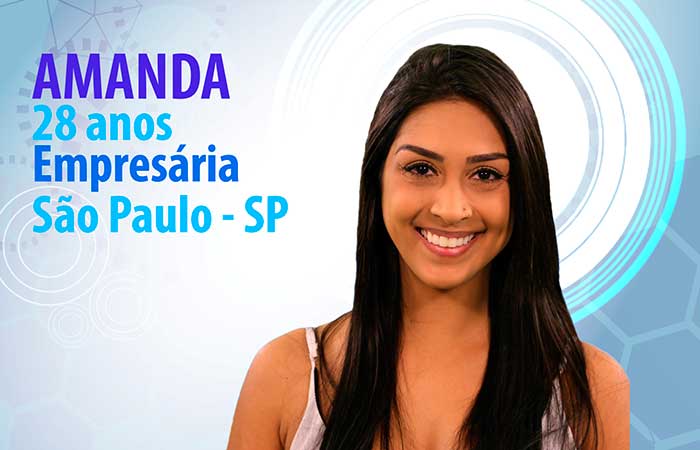  Amanda Djehdian, participante do BBB15, tem torcida de Clara Aguilar 