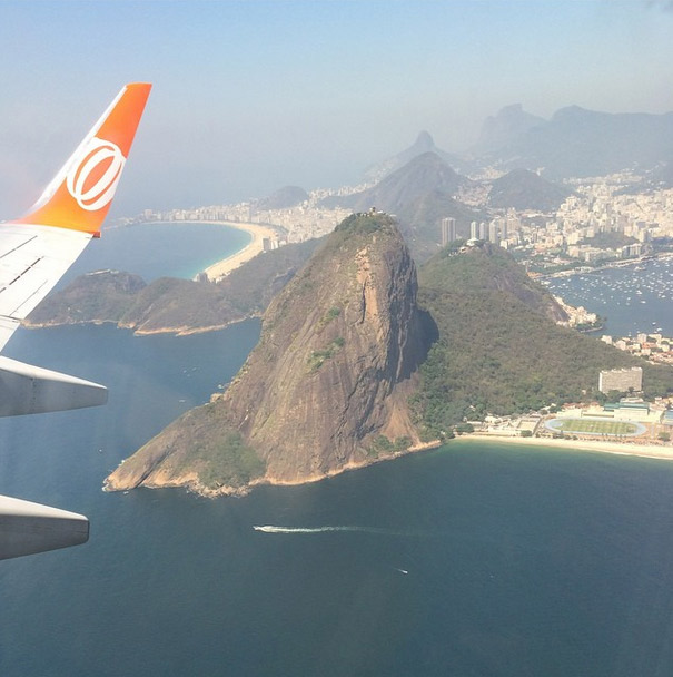 Duda Nagle registra o Rio antes de fazer ponte aérea