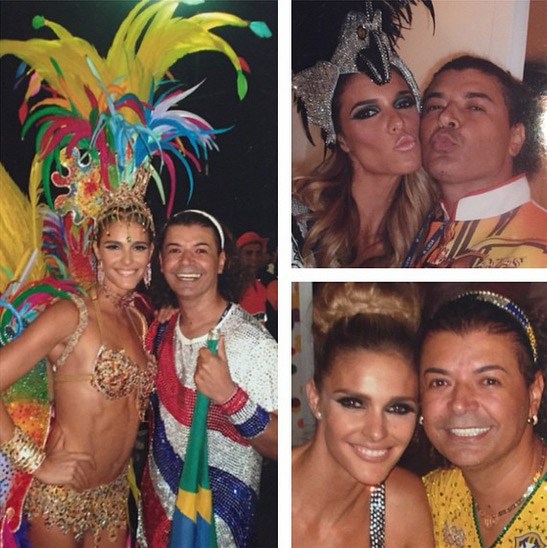 David Brazil lembra Carnavais com Fernanda Lima e pede: ‘Volta, vai!’