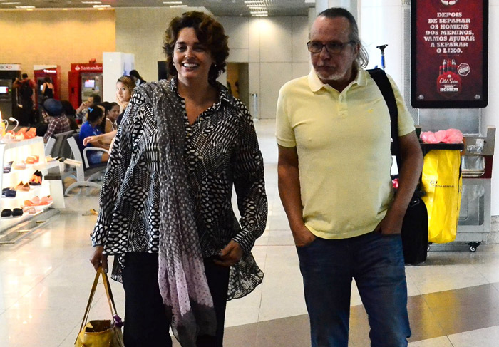 Tato Gabus Mendes e Suzy Rêgo viajam juntos