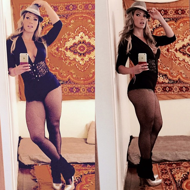 Fani Pacheco se veste de Britney Spears para matéria