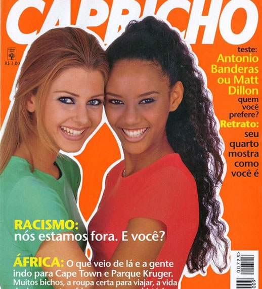 Tais Araújo lembra sua primeira capa de revista, a Capricho, em 1995
