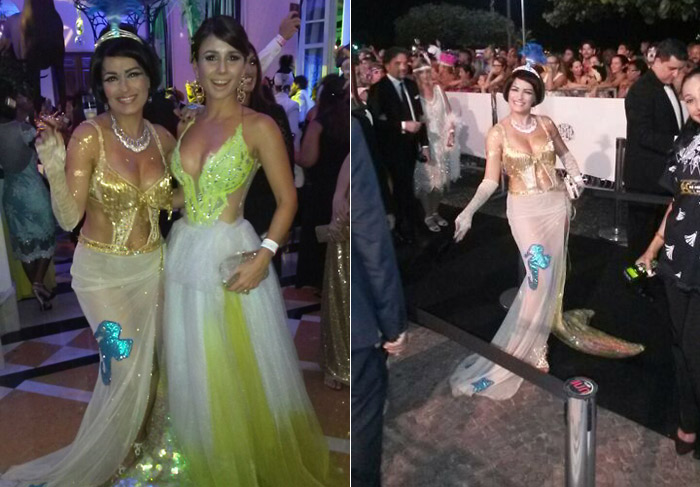 Rio: Sereia do Baile do Copa, Kelly Duque Estradas, posa com famosos