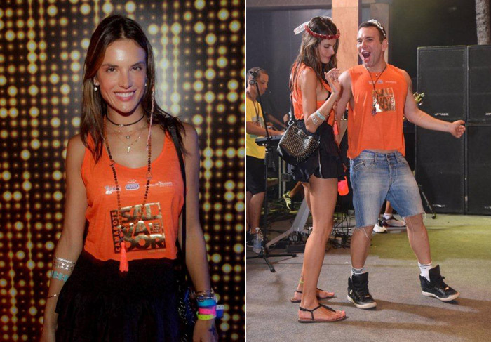 Salvador: Alessandra Ambrósio dança em cima do palco durante show em camarote