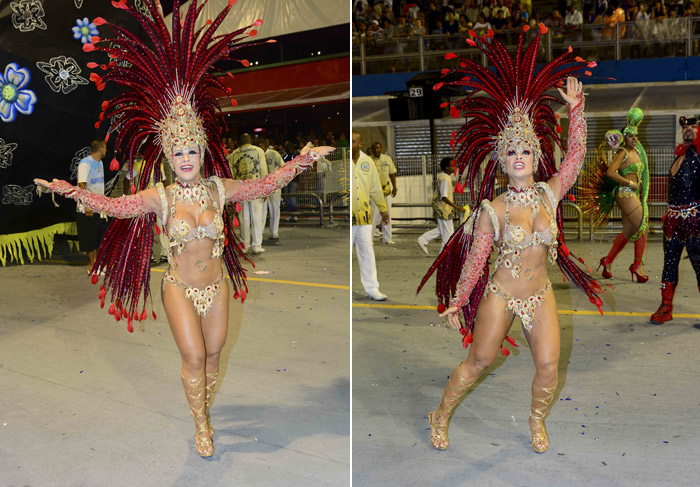 Yara Muniz, Miss Bumbum Bahia, estreia cimo musa da Imperador do Ipiranga