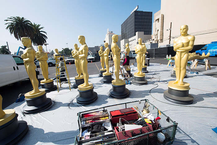 Preparativos do Oscar 2015