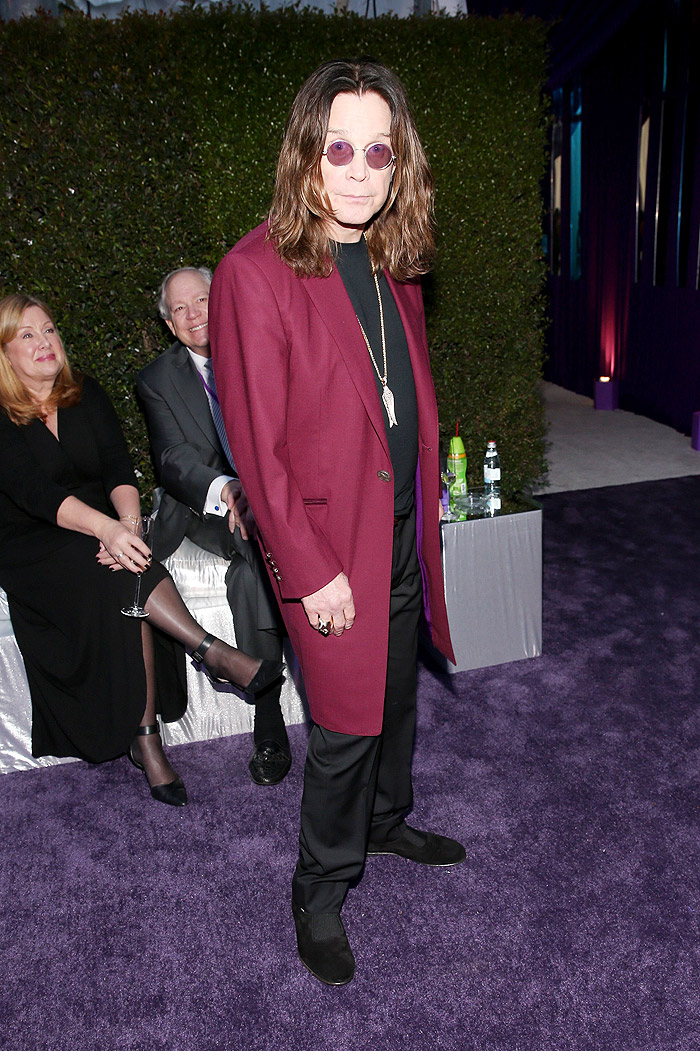 Ozzy Osbourne marca presença na After Party organizada por Elton John em prol da AIDS Foundation