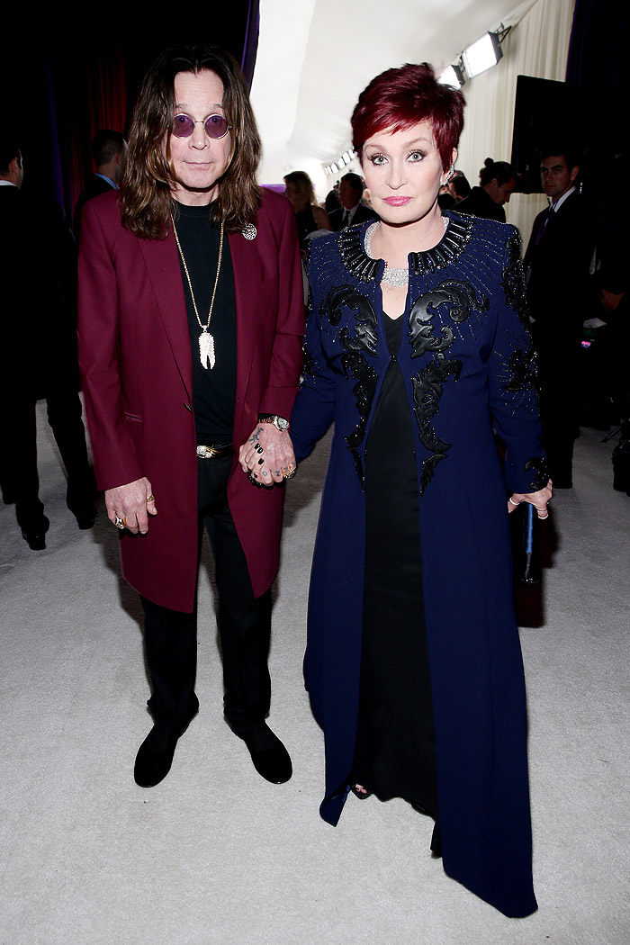 Ozzy Osbourne e a esposa marcaram presença na After Party organizada por Elton John em prol da AIDS Foundation