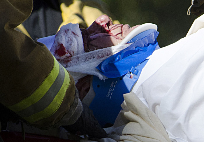 Veja fotos de Harrison Ford no momento do resgate, após acidente de avião