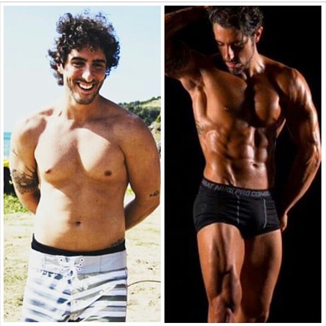 Marcos Mion compara seu corpo com foto de 5 anos atrás: ‘Achava que tava bom!’