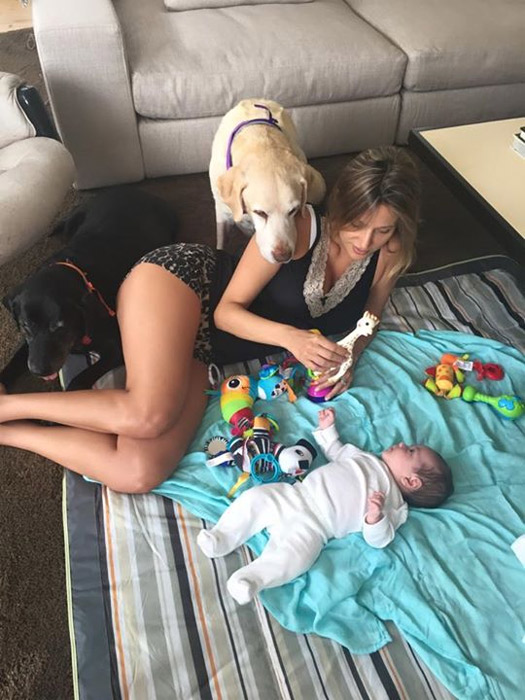 Luisa Mell se diverte com o filho, Enzo, e os pets: ‘Hora de brincar!’