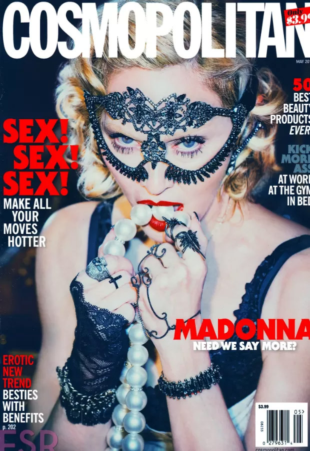 Madonna posa cheia se sensualidade para revista americana