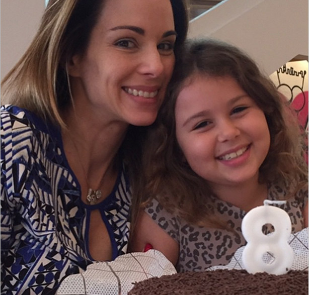 Ana Furtado usa rede social para celebrar o aniversário de oito anos da filha