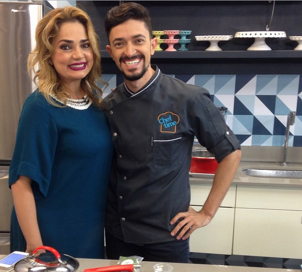 Nani Venâncio recebe chef Hugo Godinho em seu programa 