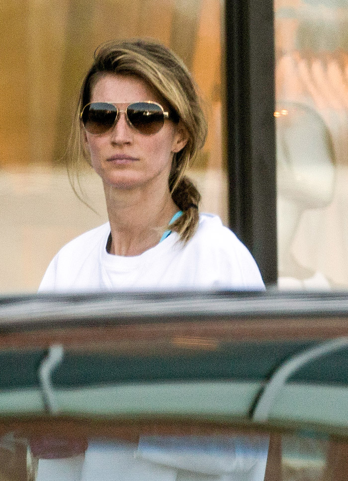 Gisele Bündchen é vista ‘ao natural’ após marido ser investigado