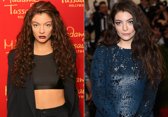 Lorde ganha estátua de cera em Hollywood e semelhança é incrível. Compare!