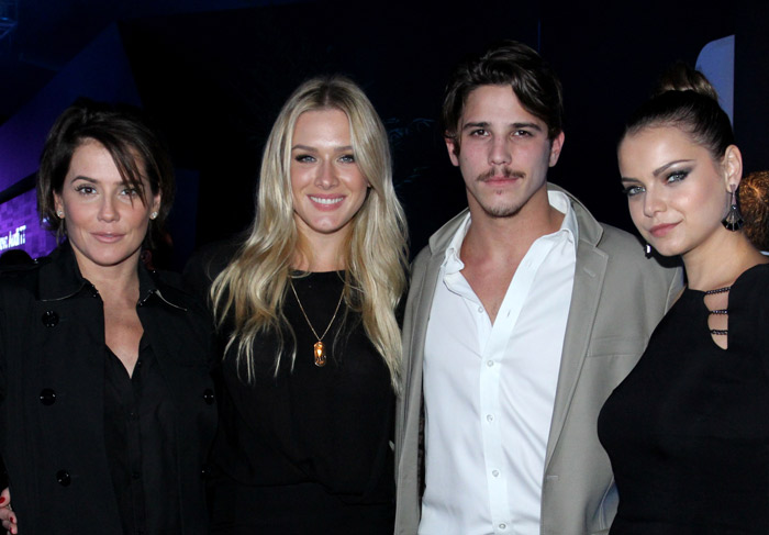 Deborah Secco, Fiorella Mattheis, Rômulo Neto e Milena Toscano participaram do lançamento de modelo da Audi