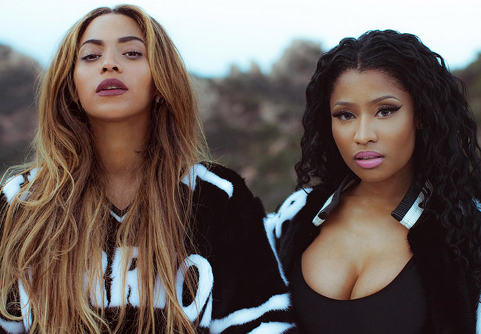 Beyoncé e Nicki Minaj também mostraram sensualidade mesmo sem os maiôs