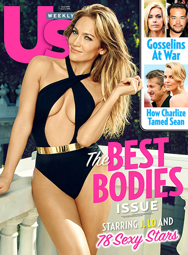 Para tudo! Jennifer Lopez ostenta suas curvas perfeitas em capa de revista