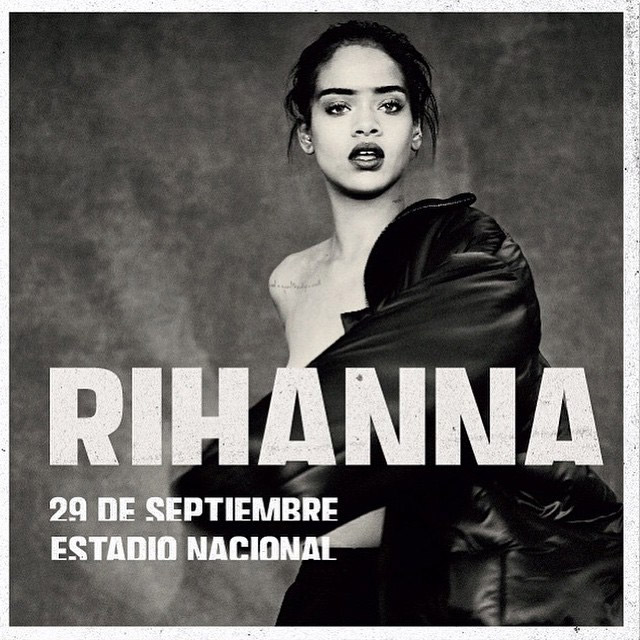  Após Rock In Rio, Rihanna anuncia show no Chile