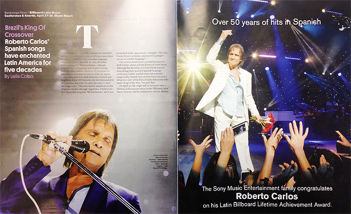 Roberto Carlos completa 50 anos de hits em espanhol 