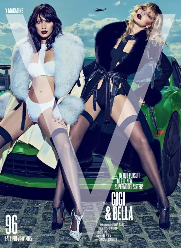 Gigi Hadid posa para capa de revista ao lado da irmã, Bella