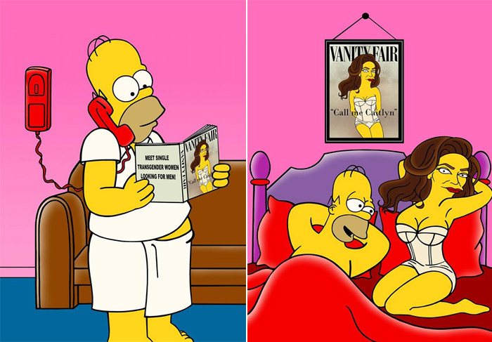 Caitlyn Jenner vira personagem dos Simpsons